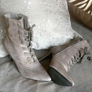 SOLD.  Grey booties